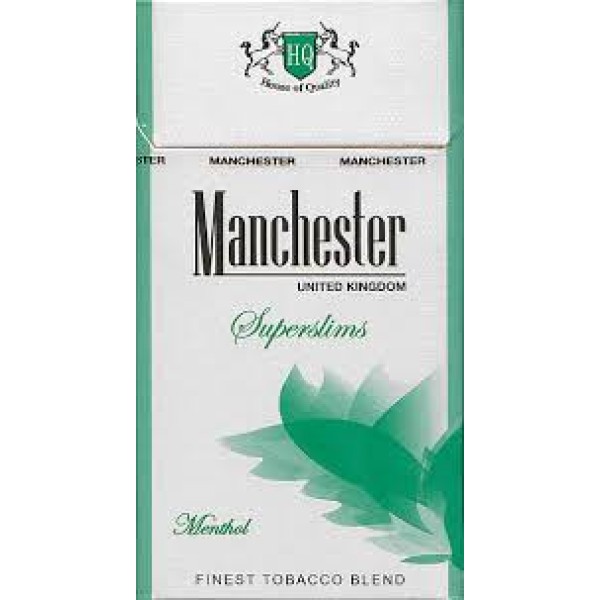 Сигареты Manchester Superslims Menthol